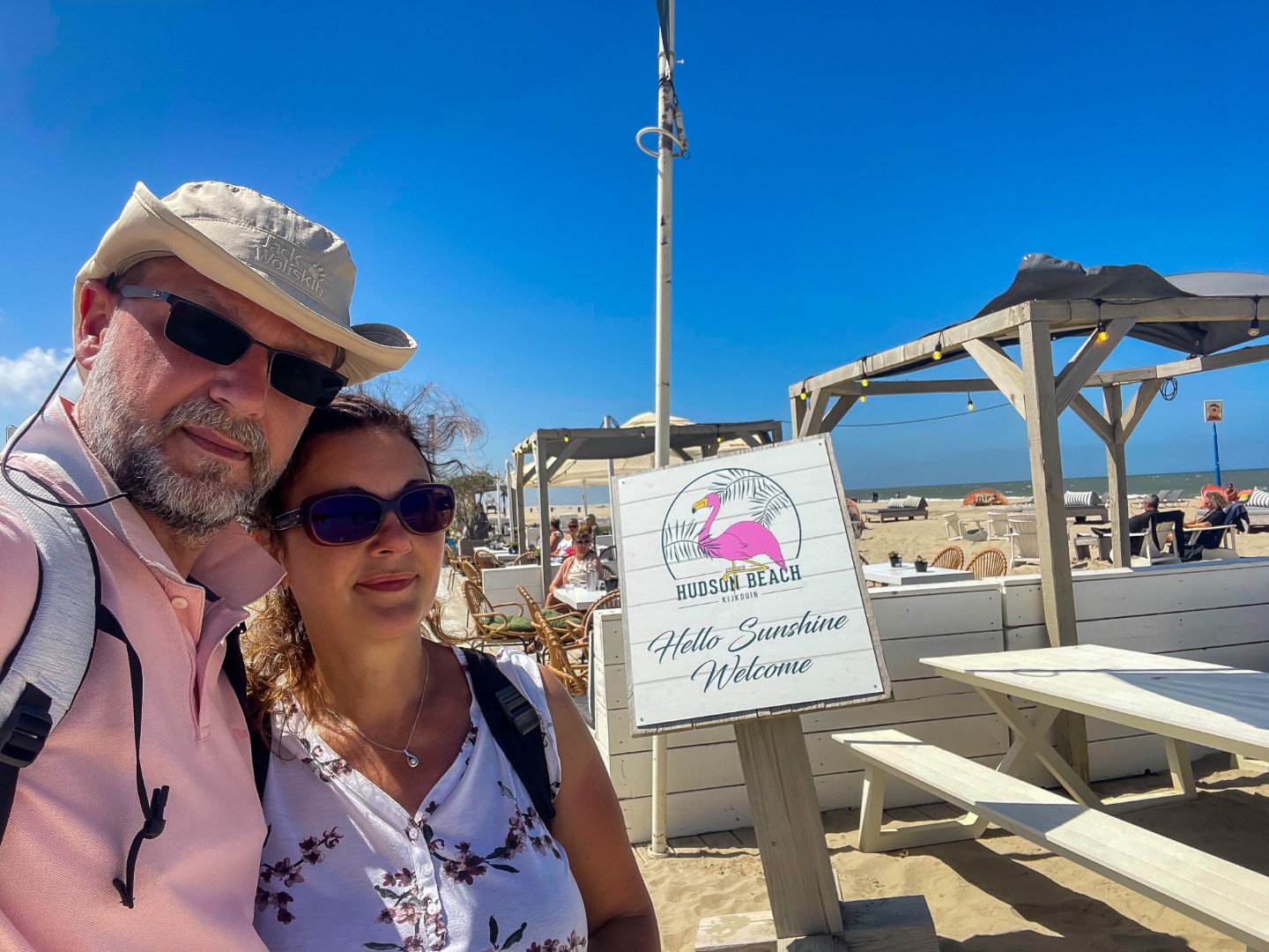 Pause mit Blick auf den Strand