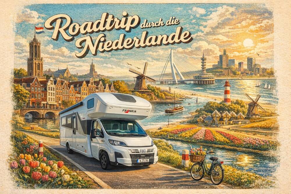 Wohnmobil Tour durch die Niederlande